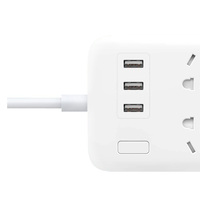 Сетевой фильтр Xiaomi Mi Power Strip 6 розетки / 3 USB порта White/Белый